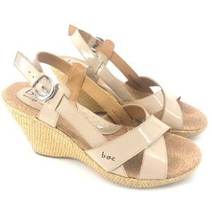 b.o.c. Peep Toe Espadrille Wedge Sandal
